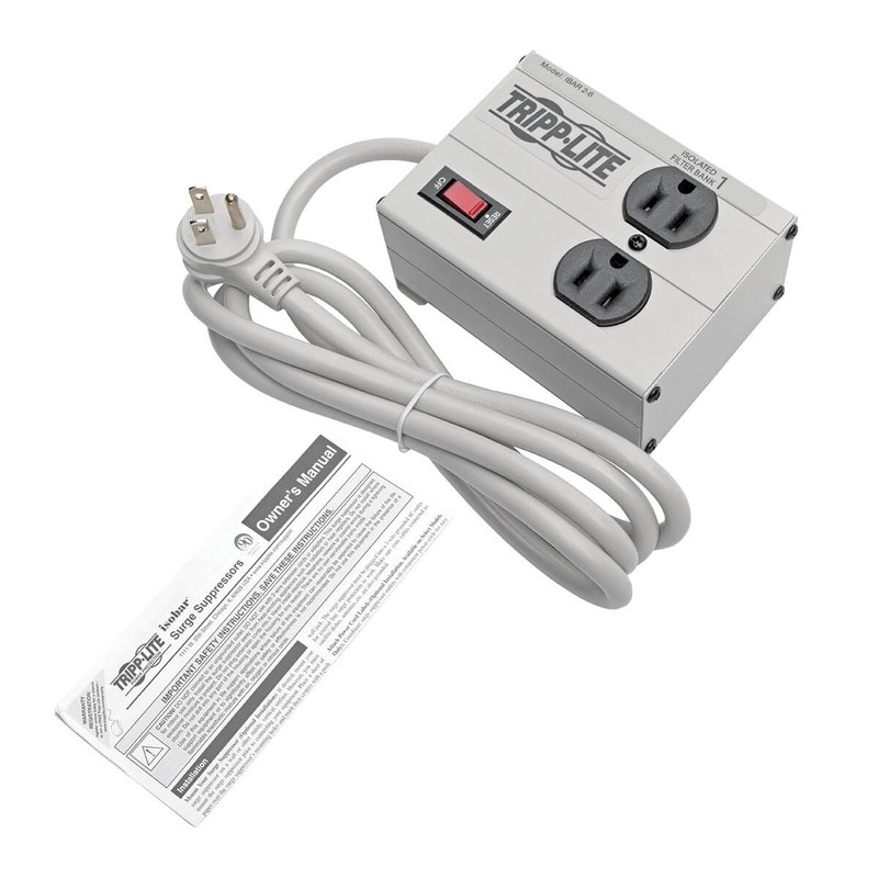 Tripp Lite ISOBAR2-6 Isobar 2 Outlet Heavy Duty Power Strip