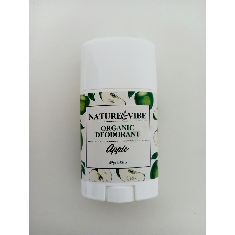 NATURE VIBE Organic deodorant, Natural deodorant 45g/1.58oz (Green tea)