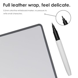 ChiiGe Dry Erase Whiteboard Notebook, A5 Reusable whiteboard Notebook, Dry Erase Notepad Set, for Writing, Drawing, Students, Teachers, Supplies Meeting, Business Office (1Set)