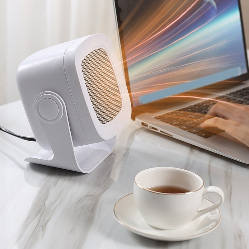 Desktop Heater 800W Energy Efficient Fast Heating Overheating Protection Dumping
