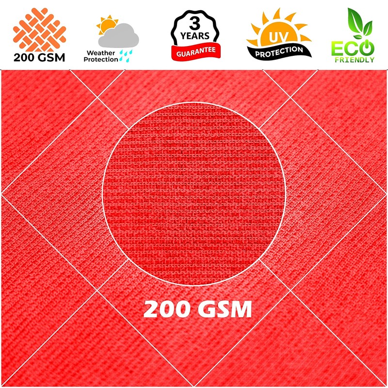 Royal Shade 16' x 16' x 16' Red Triangle Sun
