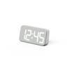 mooas Cosy Fabric LED Desk Clock, Digital Alarm Clock with
