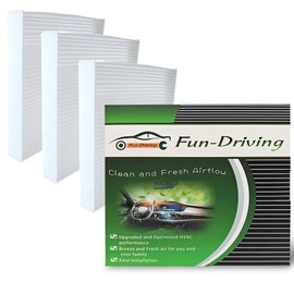 3 Pack White FD134 Cabin Air Filter for Honda Civic,Croostour,CR-V,Odyssey,Pilot,Ridgeline 80292-SDA-A01/80292-SEC-A01/80292-T0G-A01