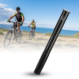 Yanmis Fork Thru Axle, 100 * 15mm Bicycle Front Hubs Tube Shaft Axle Lever Aluminum Alloy Enduring for ROCK SHOX Front Fork Accessory