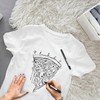Pinturale Arts 2 Textile Pens Black | Textile Pens Machine
