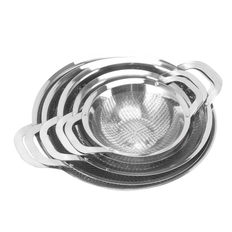 Stainless Steel Colander Multipurpose Mesh Strainer Baskets Fruit Vegetable Drain
