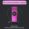 Yeston RX6400-4GD6 LP Graphics Card 4G/64bit/GDDR6 Memory 2039-2321MHz Core Frequency