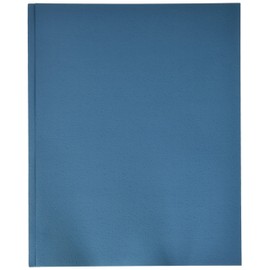 School Smart Heavy Duty 2 Pocket Portfolio with 3 Hole Fastener - 9 1/2 x 11 3/4 - 25 Pack - Light Blue