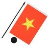 Vietnam Table Flag 5'' x 8'' - Vietnamese Desk Flag