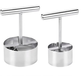 SUPVOX Descorazonador De Frutas De Acero Inoxidable, 2 Pzas