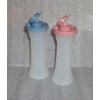 Tupperware Tall Hourglass Salt and Pepper Shakers Set, Country Pastel
