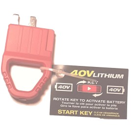 For RYOBI Ryobi Original Start Switch Key for 40V 21 in Lawnmower RY401014US & RY401015