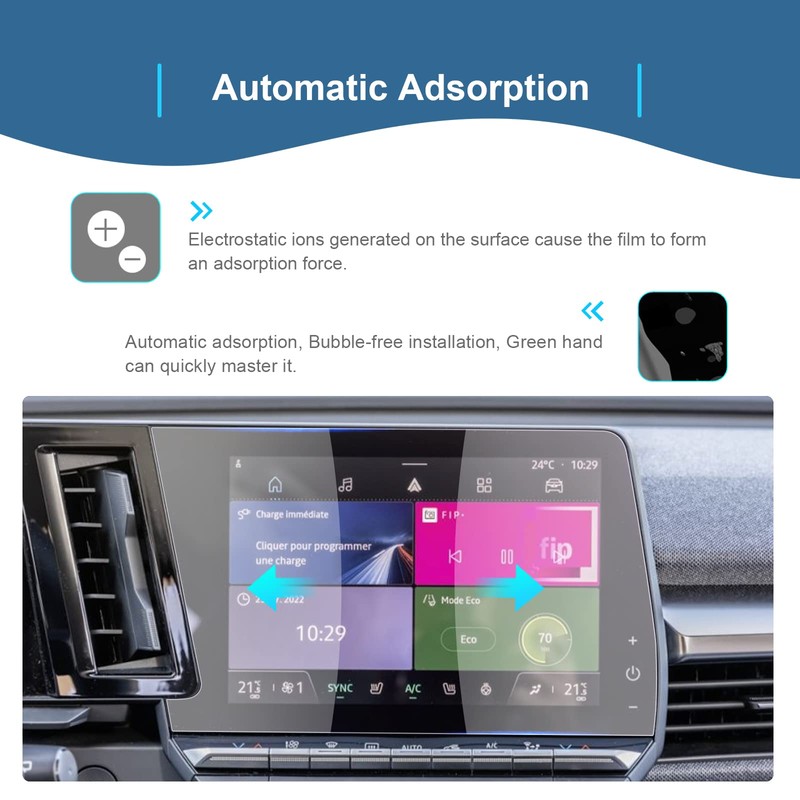 GAFAT [Pack of 2] Compatible with Renault Austral E-Tech Hybrid/Espace