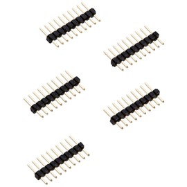 Delock 10 Pin Header 1.27mm Pitch 1 Row Straight (Pack of 5)