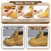 Enhon 5 Piece Suede and Nubuck Cleaning Kit with Brass