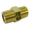 Flowbar Brass Threaded Fitting Hex Nipple G6N-02-BS 1/4