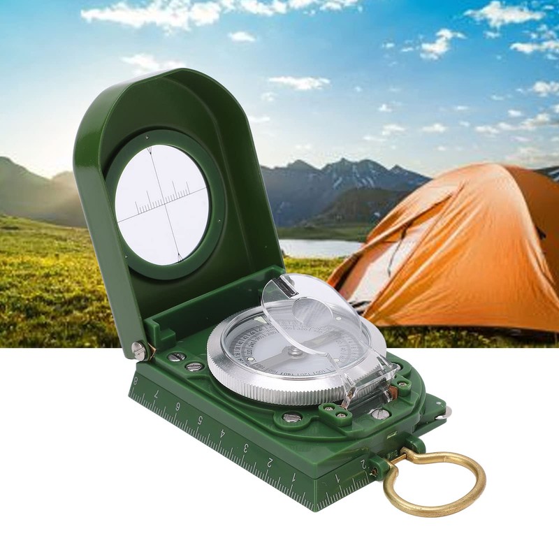 Compass Waterproof Measuring Compass, Military Lens Compass, Portable, Fully Sealed