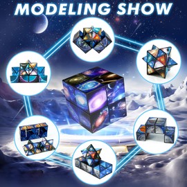 Star Cube Magic Cube Set, 2 in 1 Yoshimoto Cube for Kids and Adults, Toy for Boys and Girls Ages 8-12