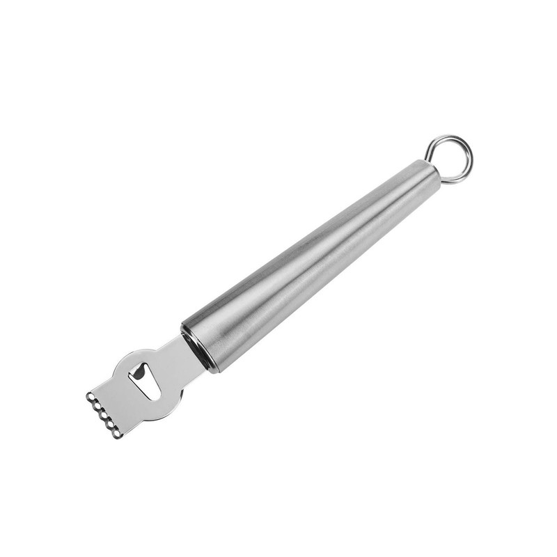 Westmark Zitronenschaber/Zestenreißer mit Kanneliermesser, Länge: 17,5 cm, Rostfreier Edelstahl, Glory,