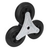 Stair Climbing Wheel Replacement - Heavy Duty 6in RubberWheel Climber