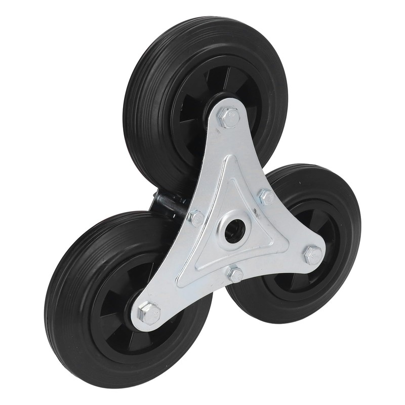 Stair Climbing Wheel Replacement - Heavy Duty 6in RubberWheel Climber