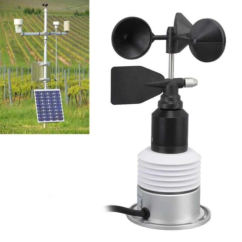 5 in 1 Weather Meter with Cable Wind Speed Wind