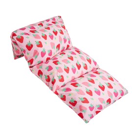 Wildkin Kids Floor Lounger: Ideal for Boys and Girls, Travel-Friendly, Perfect for Sleepovers - Pillow Lounger for Kids, Requires Standard Size Pillows Not Include (Strawberry Patch)