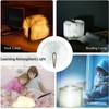 5.7 Inch Wooden Book Lamp, Multicolor Folding Book Lamp Automatically
