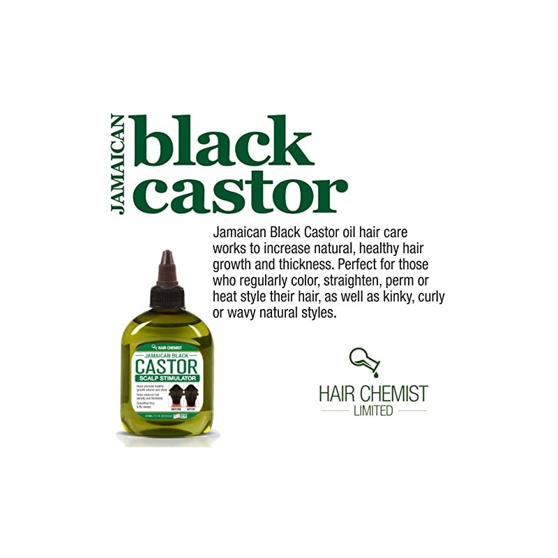 Hair Chemist Estimulador de cuero cabelludo de aceite de ricino