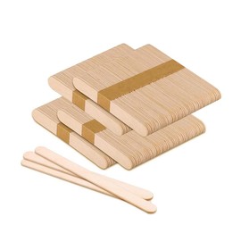Ice Sticks Wooden Ice Sticks Reusable Wooden Sticks for Crafts Easy Sticks Wooden Strips Fruit Gnomes Ice Sticks Wide Ice Cream Parlour Children Wooden Sticks Ice Popsicle Sticks Craft Wood