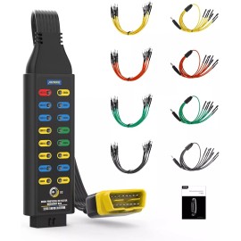 AUTOOL OBD2 Breakout Box OBDII Protocol Detector Car 16-Pin CAN Power/Ground Detector