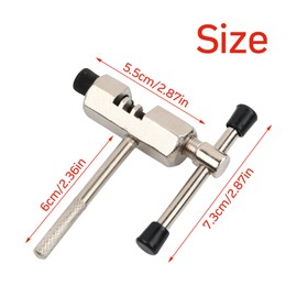 Nivofu Bike Chain Breaker Tool, Bicycle Chain Repair Tool, Chain Rivet Tool Breaker, Compact and Portable Bike Chain Tool, Durable Bike Chain Cutter Tool, Bike Chain Tool for 8 9 10 Speed Chain Link