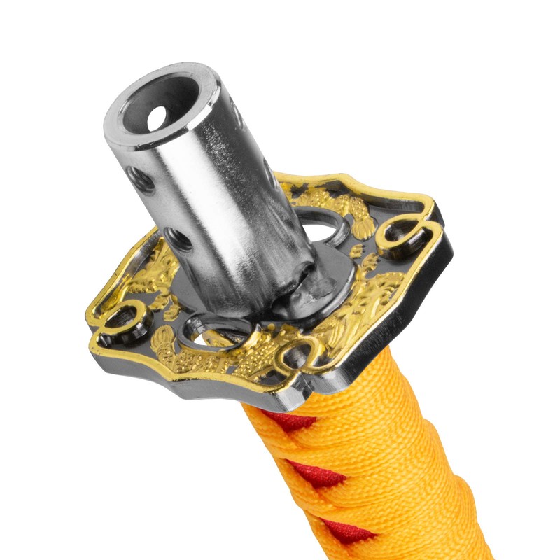 JDMBESTBOY Samurai Sword Orange Red Shift Knob Shifter Alloy Katana