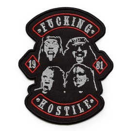 Pantera 1981 Hostile Band Patch Texas Heavy Metal Embroidered Iron On