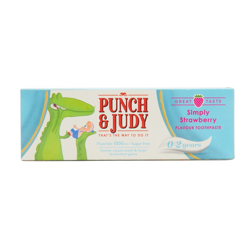 Punch & Judy Kids Toothpaste - Baby Strawberry Flavour, 0-2