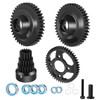 BRKRC Steel 3 Speed RC Car Gear Metal Clutch Set for 1/8 Kyosho Mad Force Kruiser Nitro Crusher FO-XX USA-1 Upgrade Parts(40T/43T/46T)