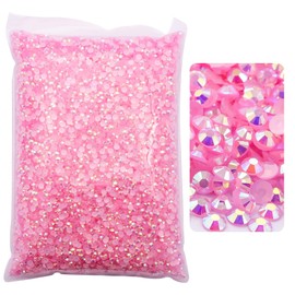 Blinginbox - 50000 piezas de diamantes de imitación de espalda plana, resina, no Hotfix, gran cantidad al por mayor para manualidades, diseño creativo, ropa, maquillaje, arte de uñas (2 mm = 0.08
