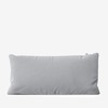 Wolkenfeld Cushion Cover 40 x 80 cm Light Grey -