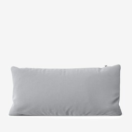 Wolkenfeld Cushion Cover 40 x 80 cm Light Grey - Cotton - Breathable Pillow Case - 1 x Cushion Cover with Concealed Zip