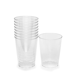 " OCCASIONS" 400 Piece Wedding Party Disposable Plastic tumblers Cups (10 oz, Clear Tumbler)