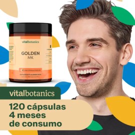 Golden Milk Suplemento Leche Dorada 120 Caps  Vitalbotanics                                                                                           