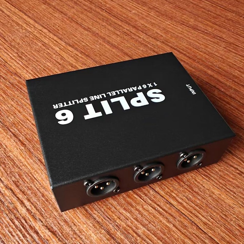Snblzhef XLR 1 in 6 Out Signal Splitter Mixer Signal