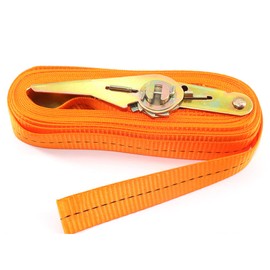 2Pcs Heavy Duty Tensioning Belts Tie Down Straps, 25MM Width 5M Long 800kg Loading Ratchet Tie down Lashing Straps Tensioning Belt for Carrying Bag Luggage Bulky Objects for Car Motorcycle