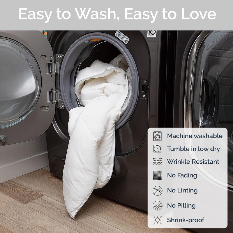 Bamtek 100% Viscose Derived from Bamboo Comforter, Cooling Comforter, Duvet