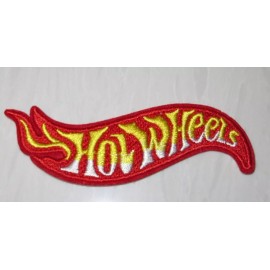 Unbranded HOT WHEELS Name Themed 4" x 1"  Iron On Patch