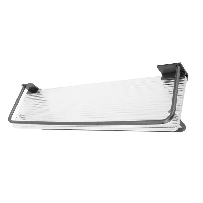 30cm Shower Caddy Wall Mount Organizer with Towel Hanger Easy