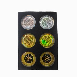 Generic EMF Stickers Blocker Neutralize Shield Protection for Cell Phones cased and Electronic Devices WiFi 5G Tablets Laptops Computers TV Monitors (6 Pcs Multi Colour)