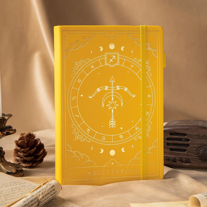 TIEFOSSI Constellations Notebook, A5 Polka Dot Hardback 100 gsm 400