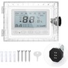 Young Dance Universal Thermostat Combination Lock Box, Clear Large Thermostat