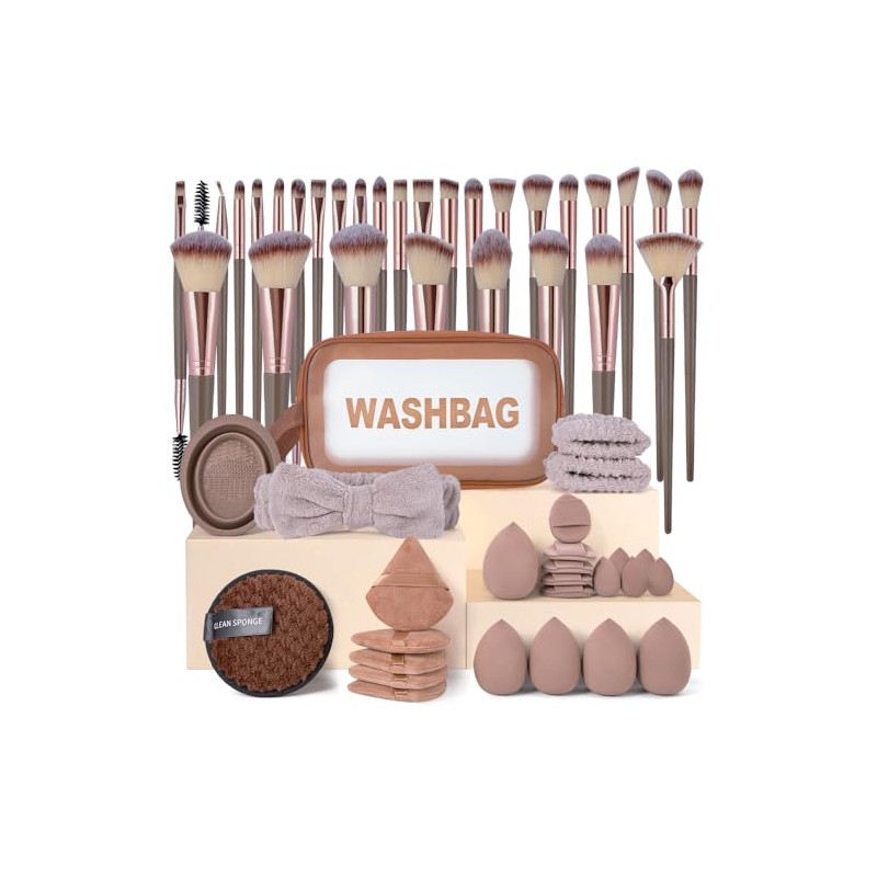 Lukovee Set de Brochas para Maquillaje Profesional